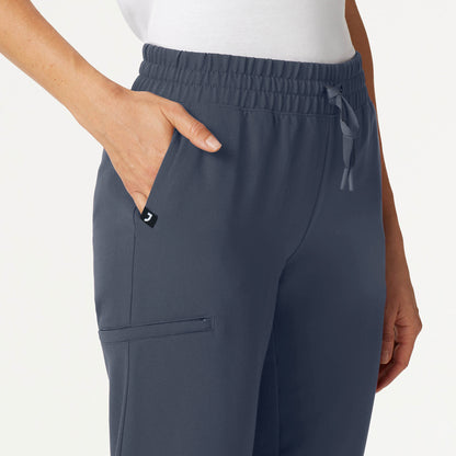 Jace Skinny 7-Pocket Scrub Jogger - Carbon Gray